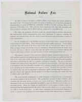 National Sailors' Fair. : An effort is about to be made to establish a home, free to seamen and marines disabled in our naval service. It is proposed to acquire the means of founding such an institution through the instrumentality of a great National Sail