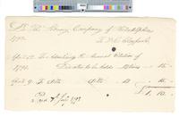 B01F23 - Account of D. C. Claypoole for advertising annual election for directors, 1793
