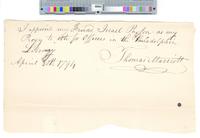 B01F30 - Proxies for annual meeting to be held 1794-05-05, 1794-04-30