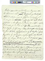 B02F43 - Directors minutes first draft report from committee to settle Francis Damon's accounts, circa 1778