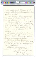 B03F03 - Correspondence and extract from minutes regarding death of director William Smith, 1861-12-07