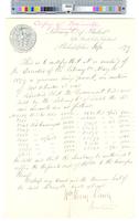 B03F20 - Reports, correspondence, and other documents for monthly meeting of directors, 1879-09