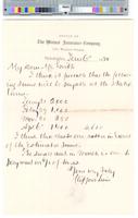 B03F24 - Reports, correspondence, and other documents for monthly meeting of directors, 1880-02
