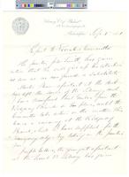 B04F09 - Reports, correspondence, and other documents for monthly meeting of directors, 1881-09