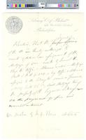 B03F14 - Reports, correspondence, and other documents for monthly meeting of directors, 1879-04