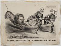 The battle of Booneville, or, the great Missouri "Lyon" hunt [graphic] / [Currier & Ives].