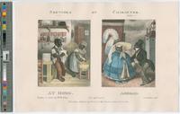Sketches of character. Plate 2. At home. Plate 3. Abroad. [graphic] / Drawn on stone by E. W. Clay; C. G. Childs lithy.