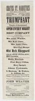 Triumphant success and crowded houses greet the performances at this popular temple of amusement! : Open every night with the best company in Philadelphia. Look at the array of talent: Miss Annie Winslow, vocalist and comedienne. Miss Kate Clare, the cele