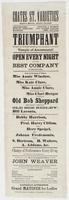 Triumphant success and crowded houses greet the performances at this popular temple of amusement! : Open every night with the best company in Philadelphia. Look at the array of talent: Miss Annie Winslow, vocalist and comedienne. Miss Kate Clare, the cele