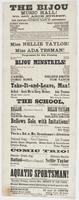 The Bijou Music Hall! No. 607 Arch Street, next door below the theatre. The people's favorite place of amusement. : Harry Enochs, sole proprietor Billy Boyd, stage manager J. Nosher, musical director Andrew Enochs, ticket agent Officer, Wm. Early ... Imme