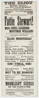 The Bijou Music Hall! No. 607 Arch Street, next door below the theatre. The people's favorite place of amusement. : Harry Enochs, sole proprietor & manager Jas. W. Holden, leader of orchestra Andrew Enochs, door tender E. Buck, ticket agent Abe Lake, offi