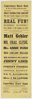 Canterbury Music Hall, N.W. cor. of Fifth & Chestnut Sts. : Robert Gardiner, proprietor. Great combination company The most versatile company in the Union! The greatest amount of real fun! No humbug!! No puffing!!! Every member of this company an artist! 