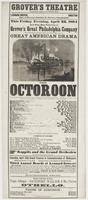 Grover's Theatre Pennsylvania Avenue, near Willard's Hotel. : Leonard Grover, director also, of Grover's Chestnut St. Theatre, Philadelphia. This Friday evening, April 22, 1864 last time, most positively, of Grover's great Philadelphia company This great 
