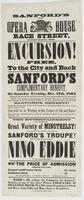 Sanford's new Opera House Race Street, between Second & Third, : Excursion! Free, to the city and back Sanford's complimentary benefit, on Saturday evening, Dec. 17th, 1864 Card.--The directors of the Southwark and Frankford Road will, on the above evenin