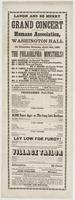 Laugh and be merry. : Grand concert to be given by the Humane Association, at Washington Hall, south-west corner of Eighth and Spring Garden Streets, on Thursday evening, April 23d, 1863, on which occasion the Philadelphia Minstrels! will appear in their 