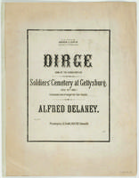 Dirge sung at the consecration of the soldier's cemetery at Gettysburg (Nov. 19, 1863).