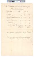 B04F25 - Estimate of annual expenses, 1780