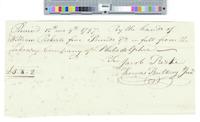 B05F25 - Account and receipt of Jacob Parke for building materials, 1797-07-1797-12