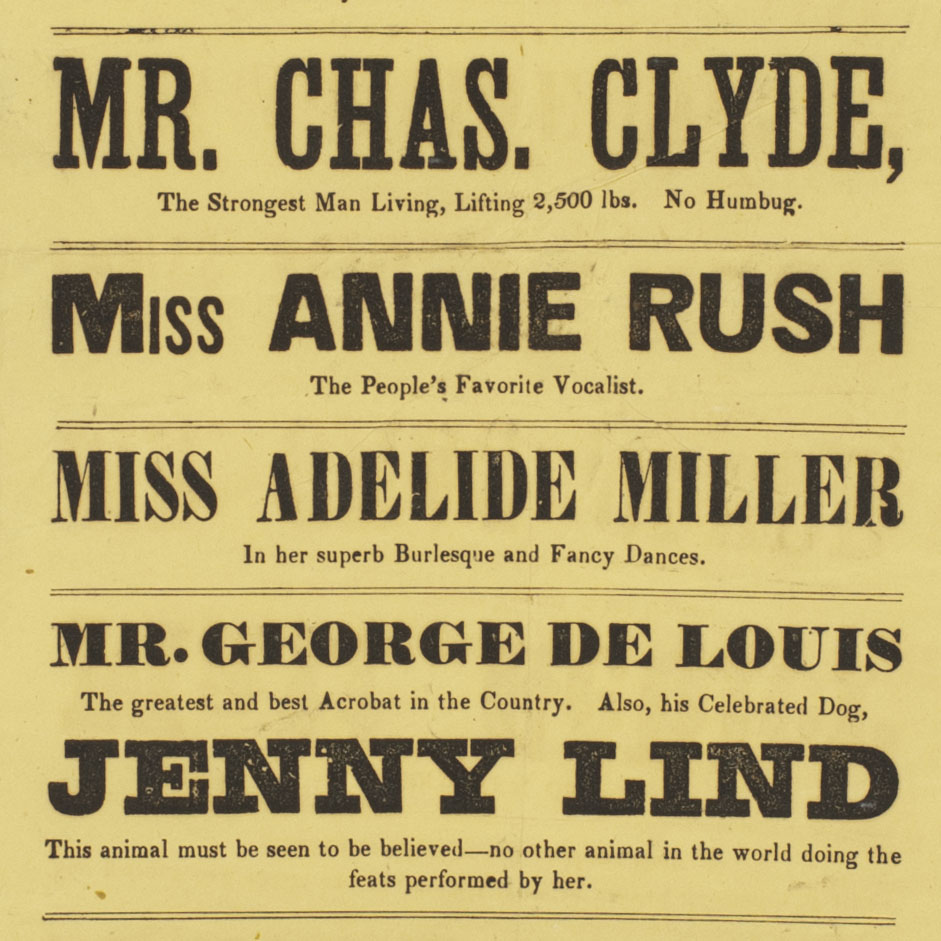 Civil War Playbills