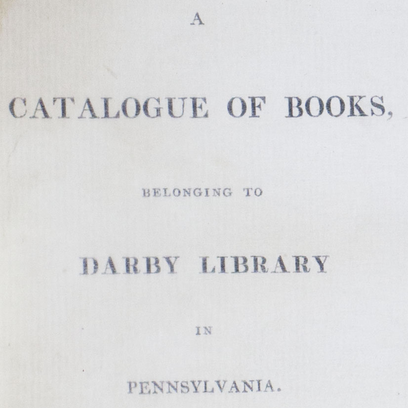 Darby Library Company Collection