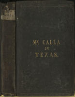 Adventures in Texas, chiefly in the spring and summer of 1840