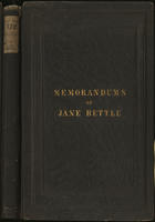 Extracts from the memorandums of Jane Bettle