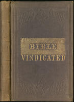 Bible vindicated : A series of essays on American slavery