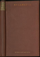 Nugamenta : a book of verses