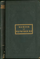 Memoir on the life and character of Philip Sang Physick