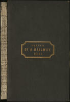 Sketch of a railway judiciously constructed between desirable points