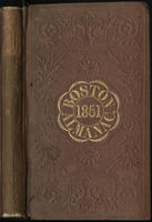 The Boston almanac for the year 1851.