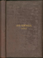 The anti-Newtonian.  Incidents and facts in my life