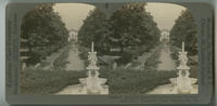 Beautiful basin and gardens before Horticultural Hall, Fairmount Park, Philadelphia, Pa.