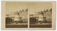 [Stereoscopic view of a portion of Market Street, Philadelphia, looking west, embracing the cupola of the Market House]