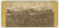 [Funeral procession for President Lincoln, 1000 block of South Broad Street, Philadelphia, April 22, 1865]