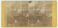 [Funeral procession for President Lincoln, Sixth and Chestnut streets, Philadelphia, Pa.]