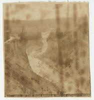 View of the high banks & bed of Genesee River