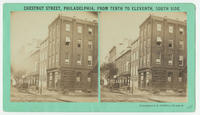 Chestnut Street, Philadelphia, from Tenth to [Ninth], south side.