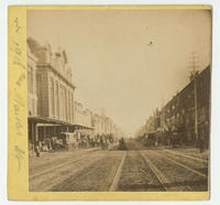 [Market Street, looking east from below Twelfth Street, Philadelphia]