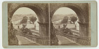 Under the arch. Looking up the Schuylkill