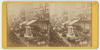 [German Peace Jubilee procession passing the 600 and 700 blocks of Chestnut Street, Philadelphia, Pa., May 15, 1871]