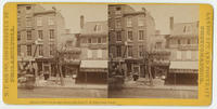 House, (tree in front,) where the first U.S. flag was made,