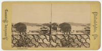 [Looking west from Reservoir Hill at Fairmount Water Works]