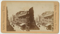 Up Chestnut Street from Ledger Building, Phila.