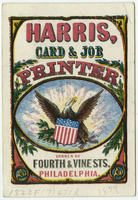 [Harris, card & job printer trade cards]