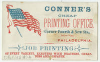 Conner's cheap printing office, corner Fourth & New Sts., below Vine, Philadelphia.