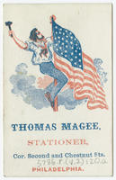 Thomas Magee, stationer, cor. Second and Chestnut Sts., Philadelphia.