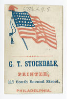 G.T. Stockdale, printer, 117 South Second Street, Philadelphia.