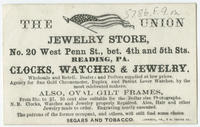 The Union jewelry store, No. 20 West Penn St., bet. 4th and 5th Sts., Reading, Pa.