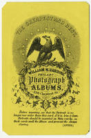 The cheapest and best. William W. Harding photograph albums, 326 Chestnut Street, Philada.